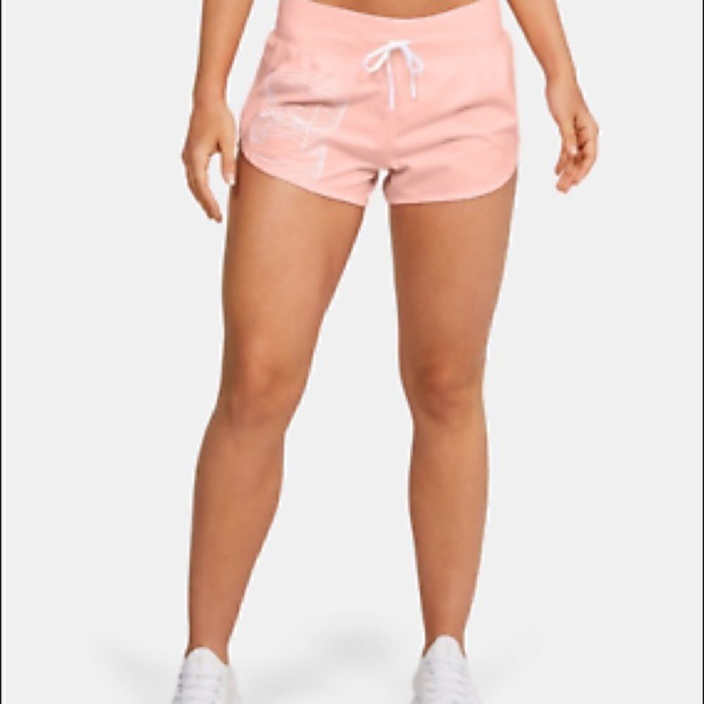 UA Under Armour Pink Speedpocket Graphic Shorts XL